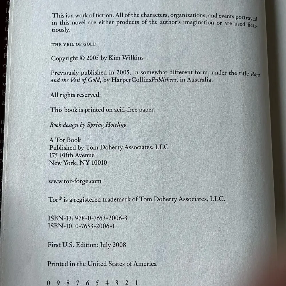The Veil of Gold - Book by‎ Kim Wilkins